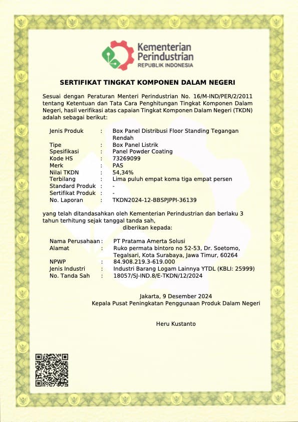 Certification